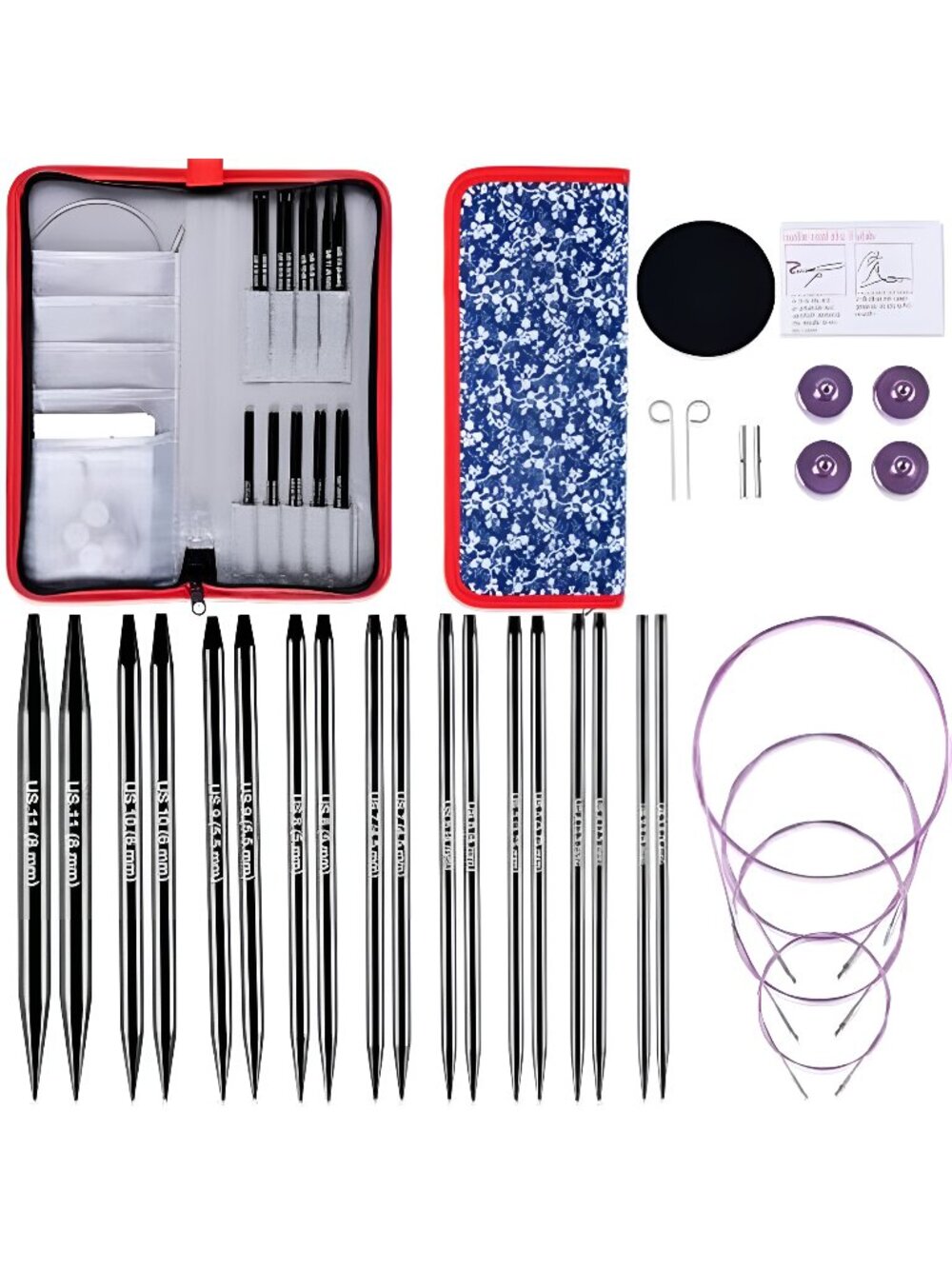 Interchangeable Circular Knitting Needles Set